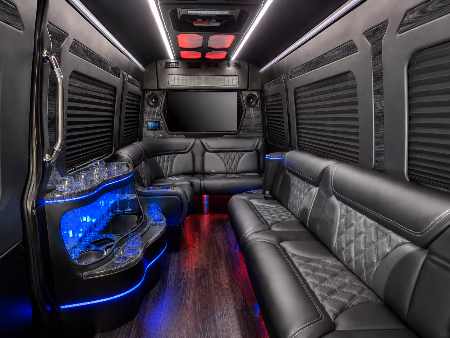 sprinter van parking shuttles hotel pickups and post show rides for waterbury concert groups