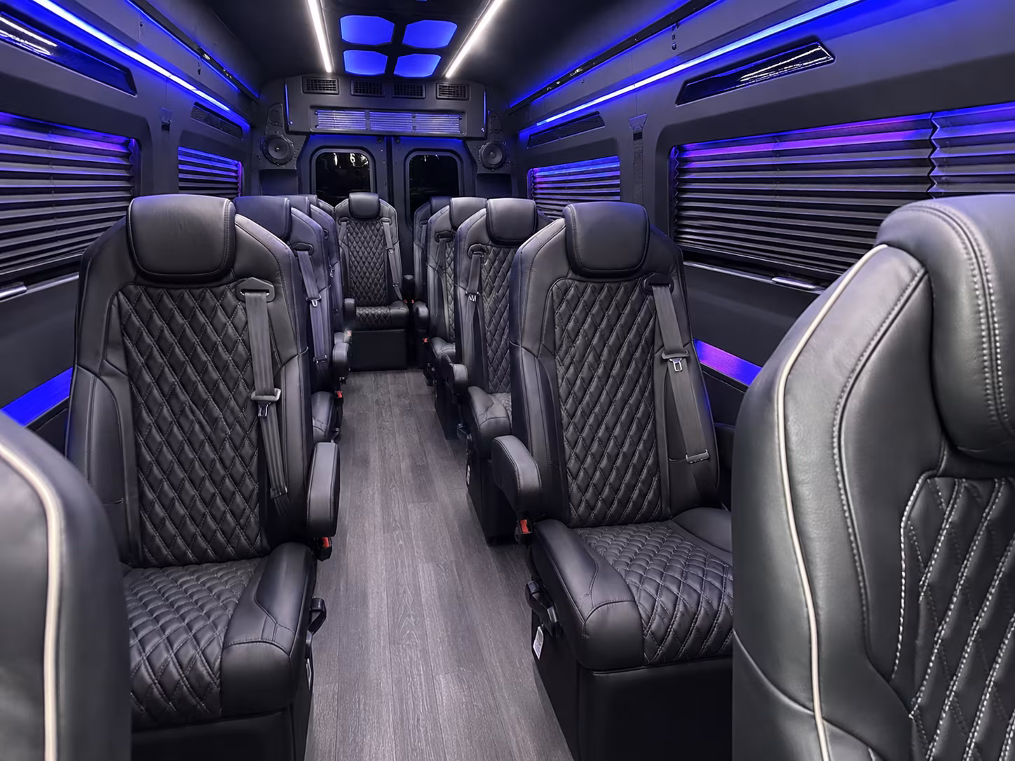 waterbury 20 passenger sprinter van inside