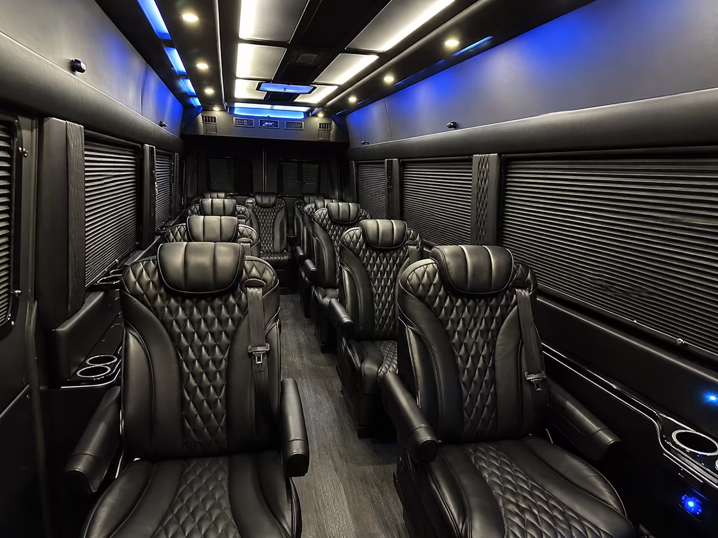 waterbury 8 passenger sprinter van inside