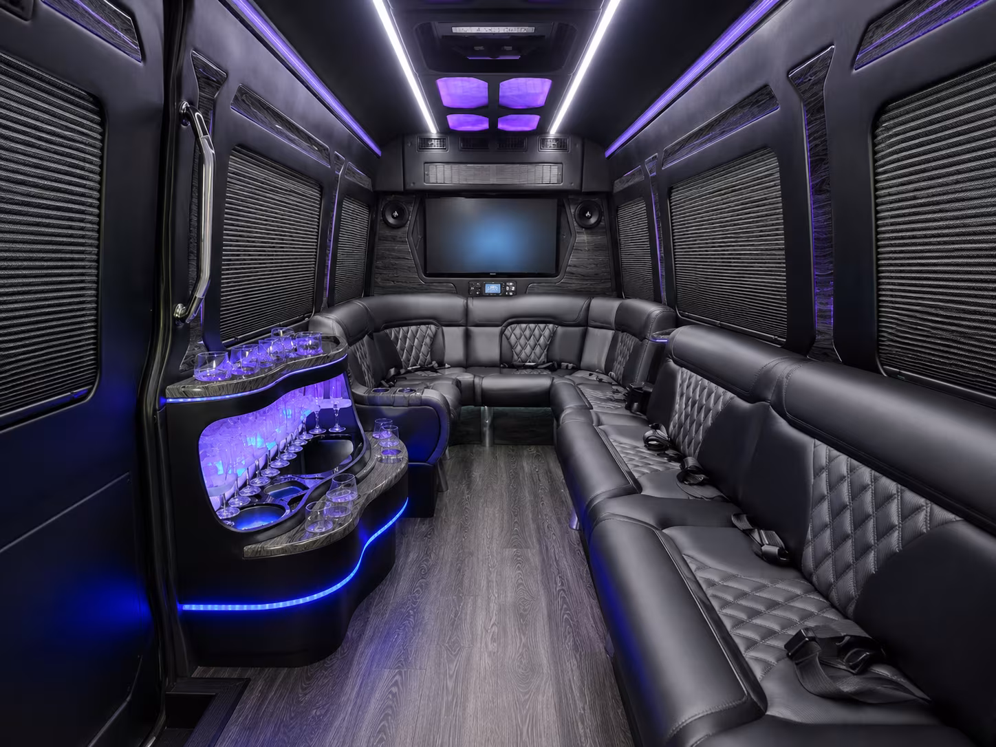 waterbury sprinter limousine interior