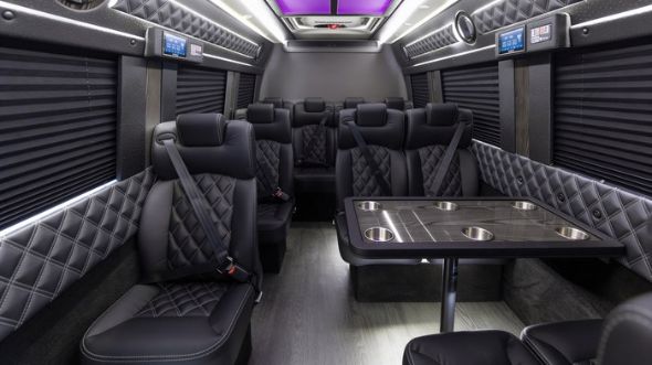 waterbury 15 passenger sprinter van interior