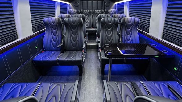 waterbury 20 passenger sprinter van interior